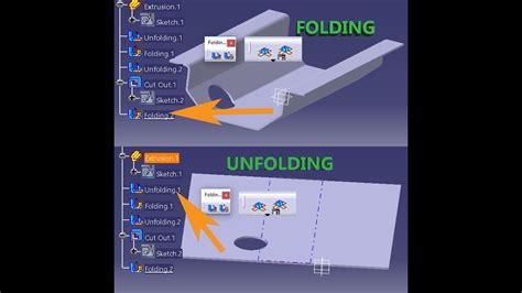 catia unfold sheet metal|unfold command in CATIA v5.